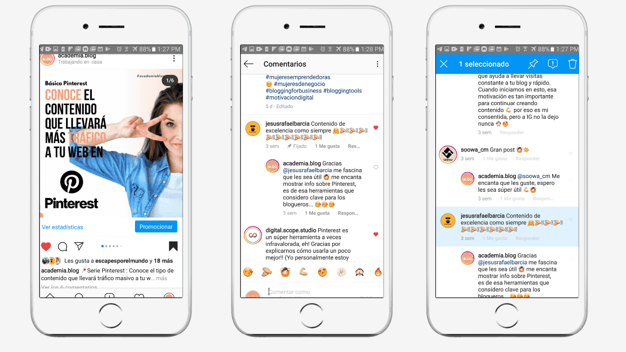 instagram stories portada como colocar comentarios fijos en post Instagram
