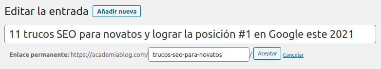 url palabra clave palabra clave en url