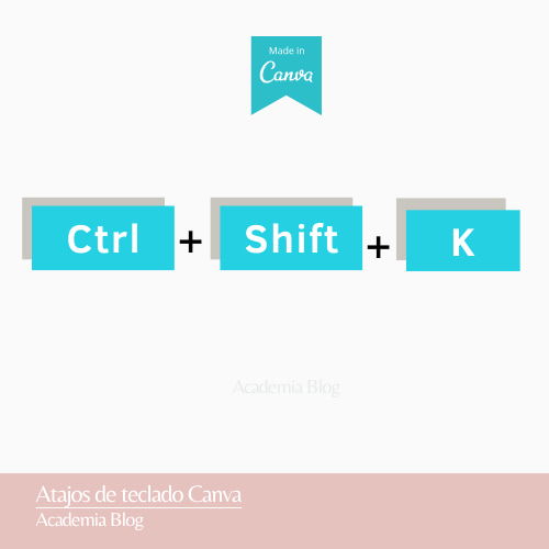 Atajos deteclado en Canva (4) Atajos de teclado Canva